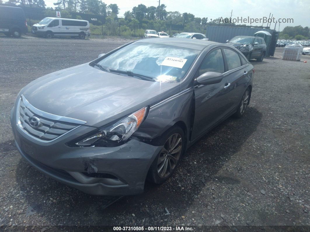 2013 Hyundai Sonata Se Gray vin: 5NPEC4AC1DH605747