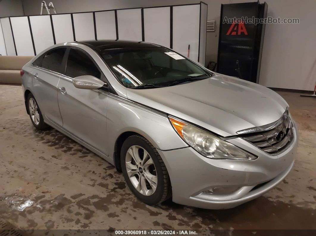 2013 Hyundai Sonata Limited Gray vin: 5NPEC4AC1DH629899