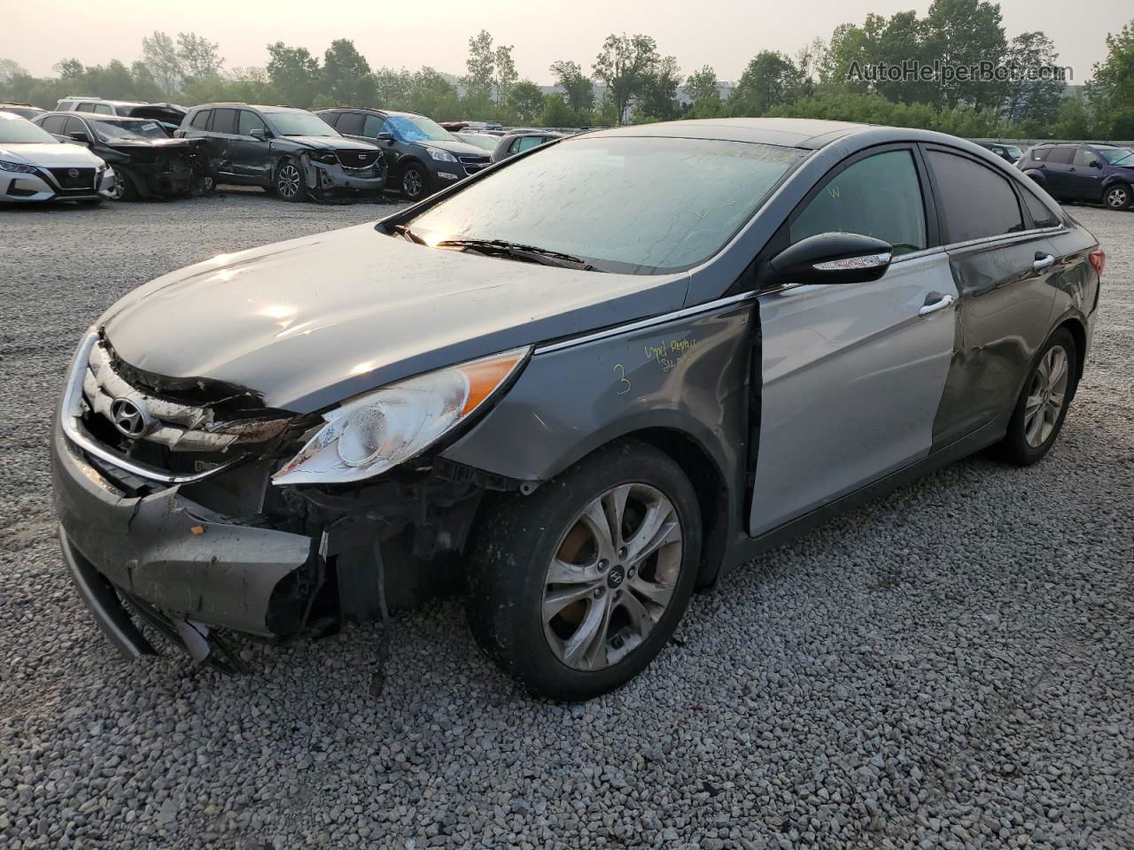 2012 Hyundai Sonata Se Gray vin: 5NPEC4AC2CH378079