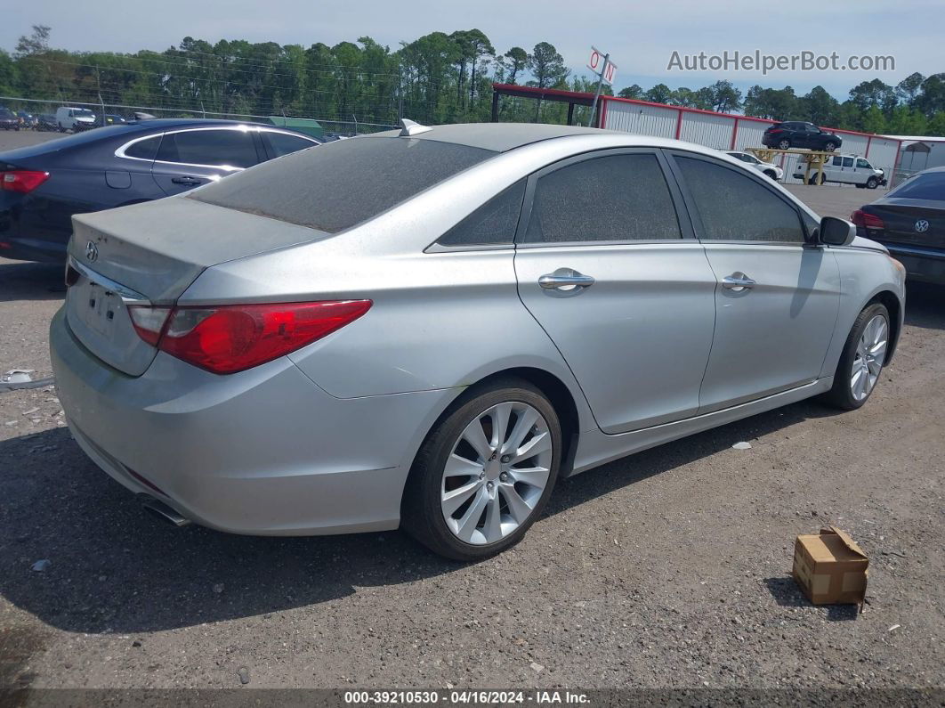 2012 Hyundai Sonata Se Серебряный vin: 5NPEC4AC2CH391270