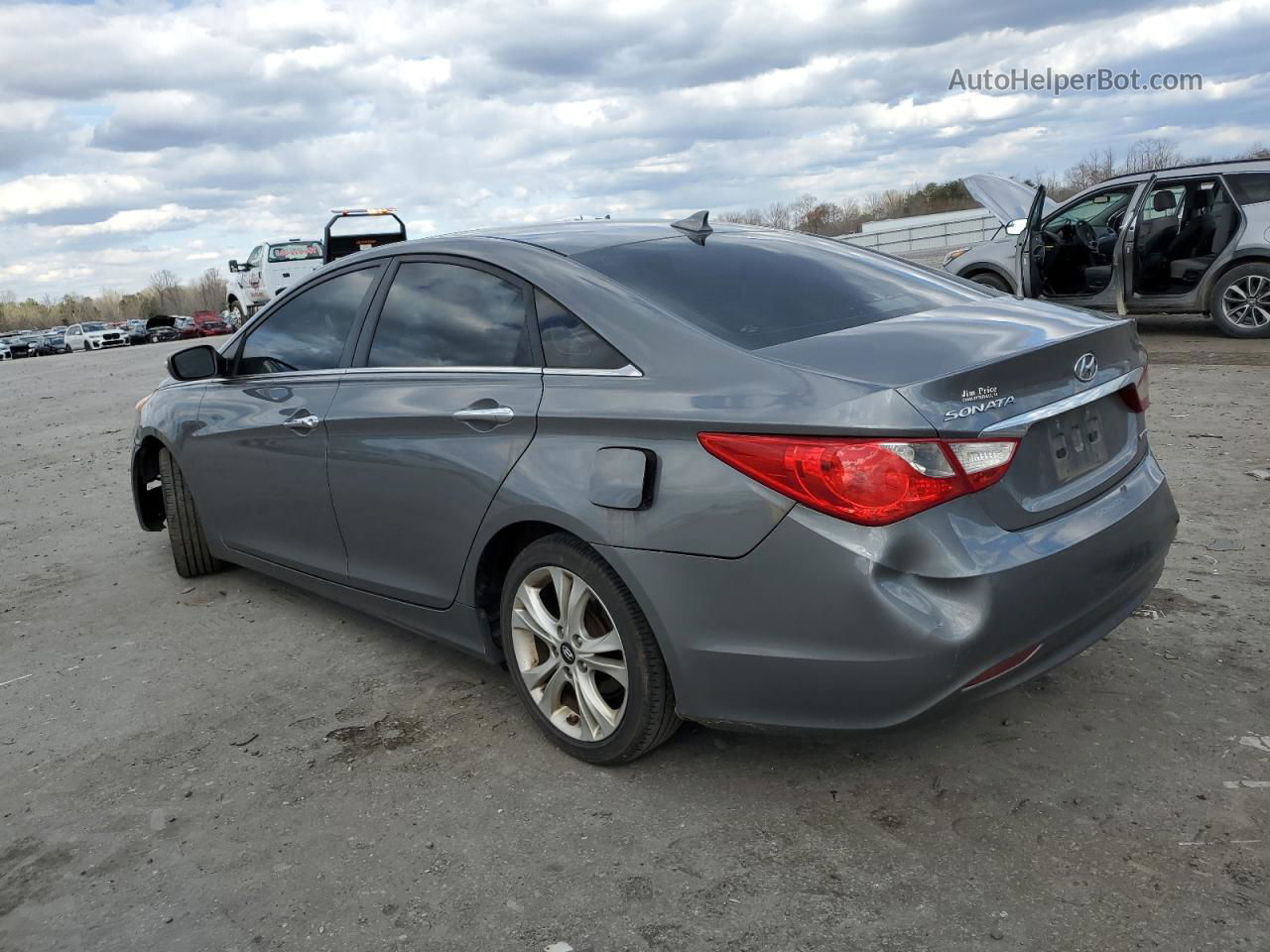 2013 Hyundai Sonata Se Gray vin: 5NPEC4AC2DH609256