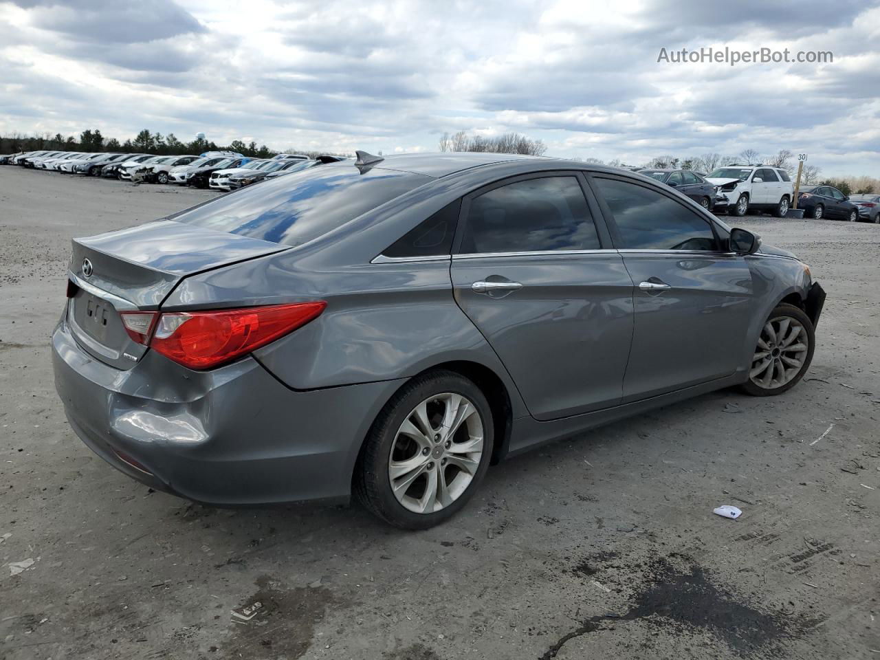 2013 Hyundai Sonata Se Gray vin: 5NPEC4AC2DH609256