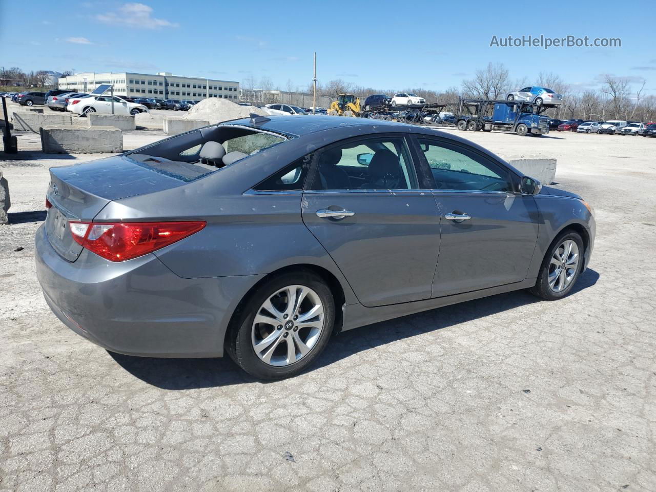 2013 Hyundai Sonata Se Gray vin: 5NPEC4AC2DH651846