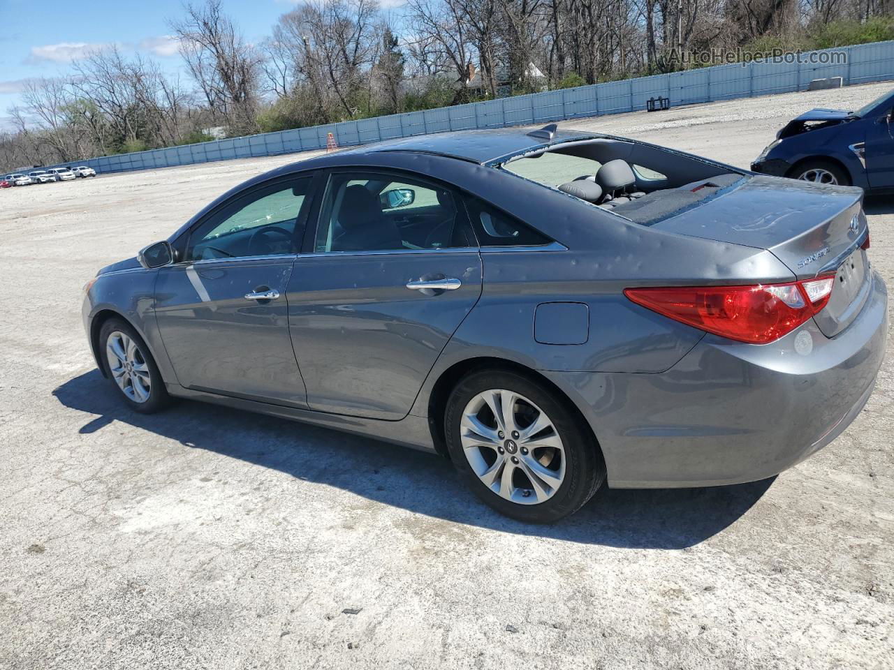 2013 Hyundai Sonata Se Gray vin: 5NPEC4AC2DH651846