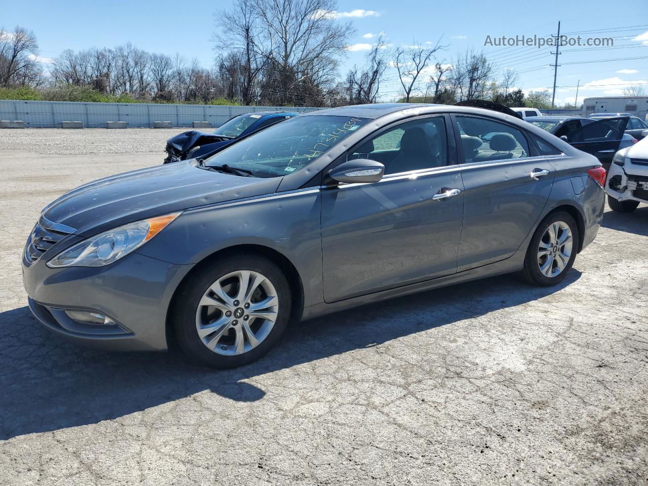 2013 Hyundai Sonata Se Gray vin: 5NPEC4AC2DH651846