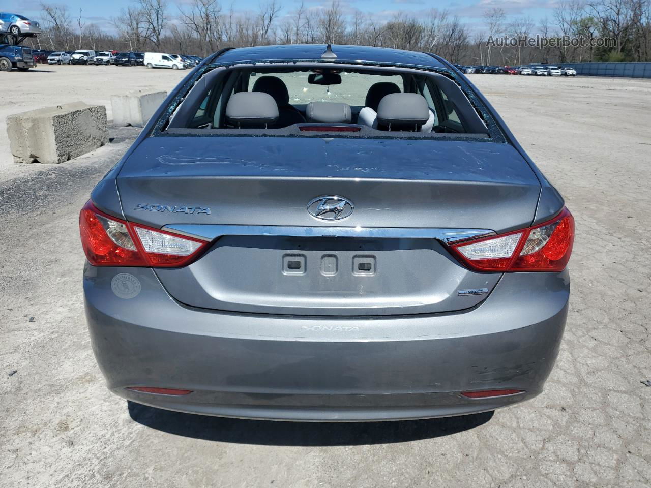 2013 Hyundai Sonata Se Gray vin: 5NPEC4AC2DH651846