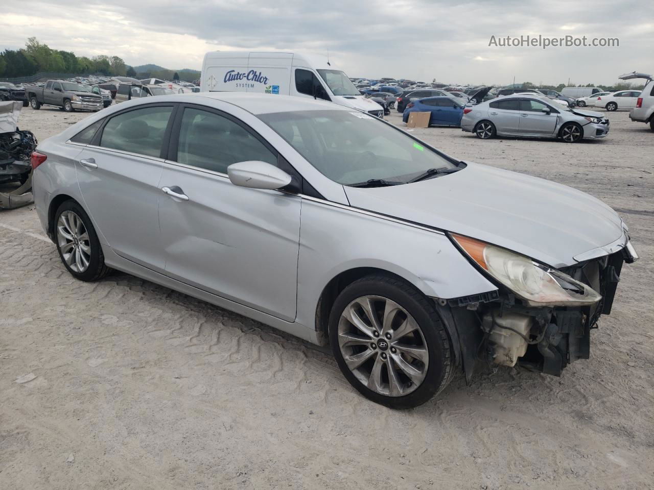 2012 Hyundai Sonata Se Silver vin: 5NPEC4AC3CH391939