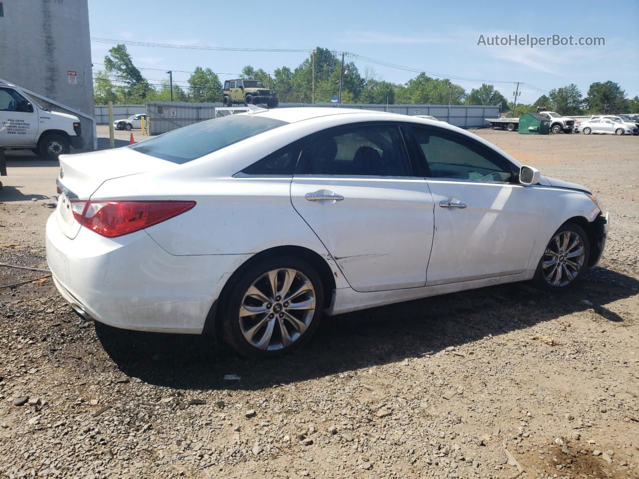 2013 Hyundai Sonata Se Белый vin: 5NPEC4AC3DH578938