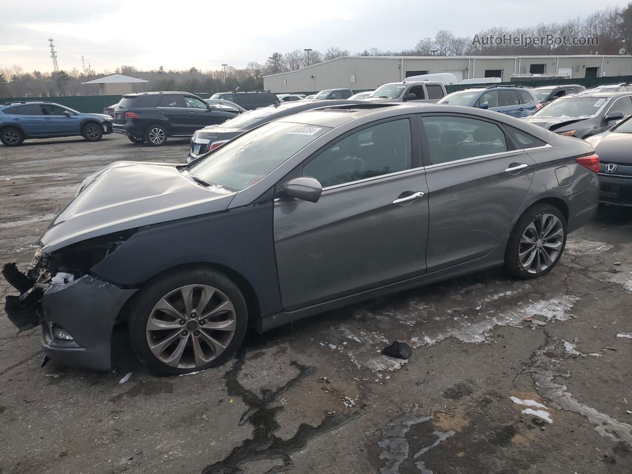 2012 Hyundai Sonata Se Серый vin: 5NPEC4AC4CH444874