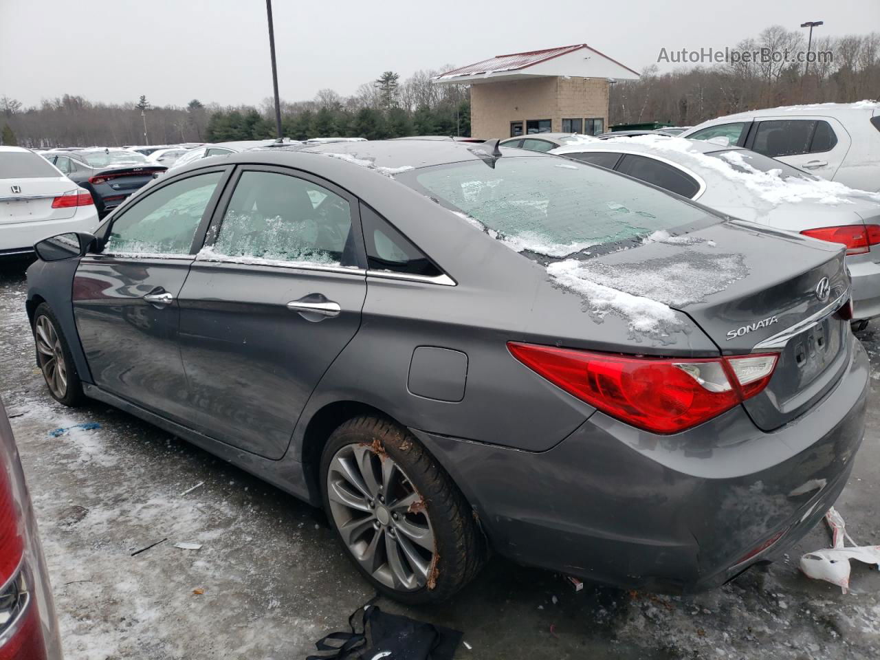 2012 Hyundai Sonata Se Gray vin: 5NPEC4AC4CH444874