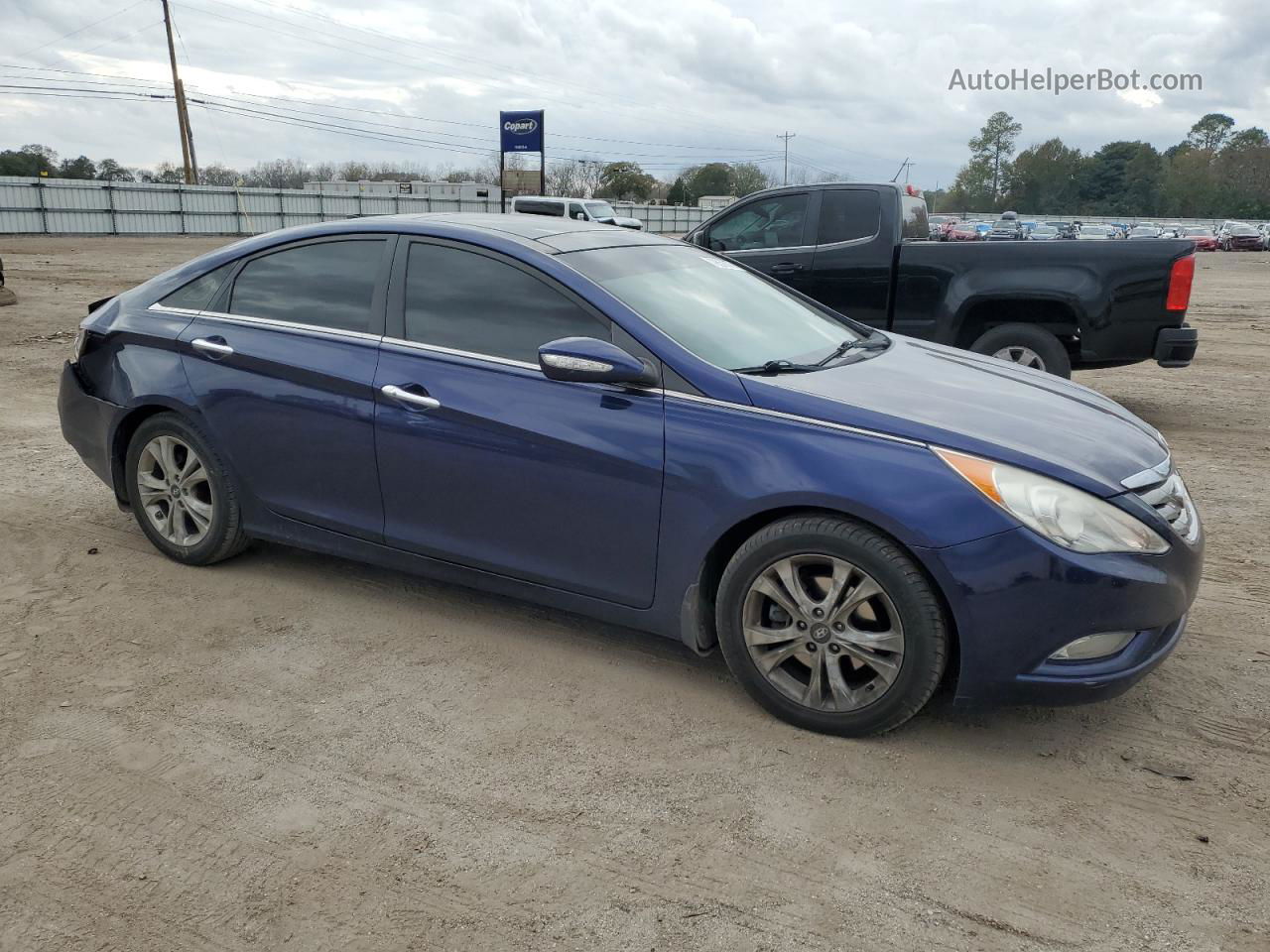 2012 Hyundai Sonata Se Blue vin: 5NPEC4AC4CH500117