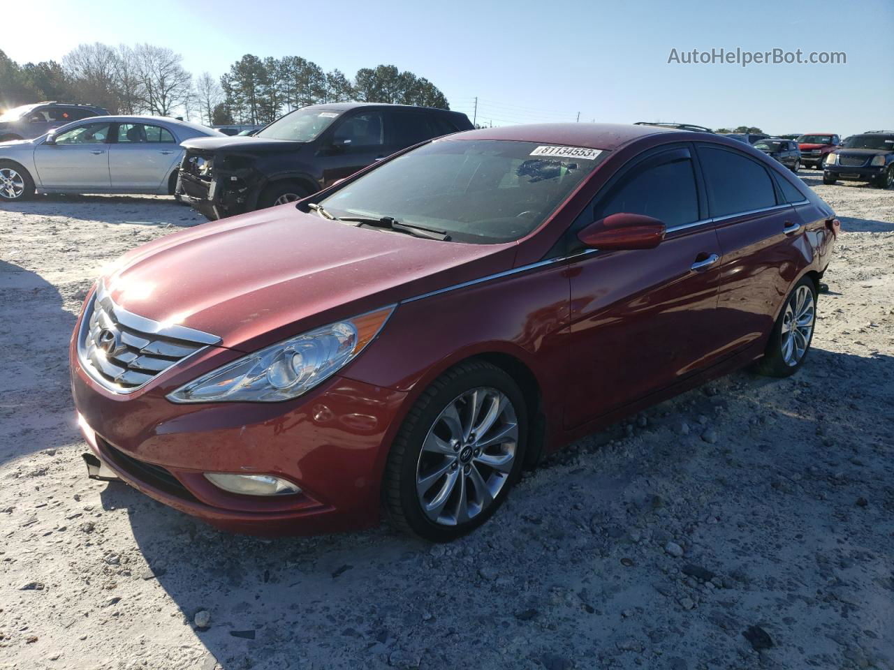 2013 Hyundai Sonata Se Red vin: 5NPEC4AC4DH548153