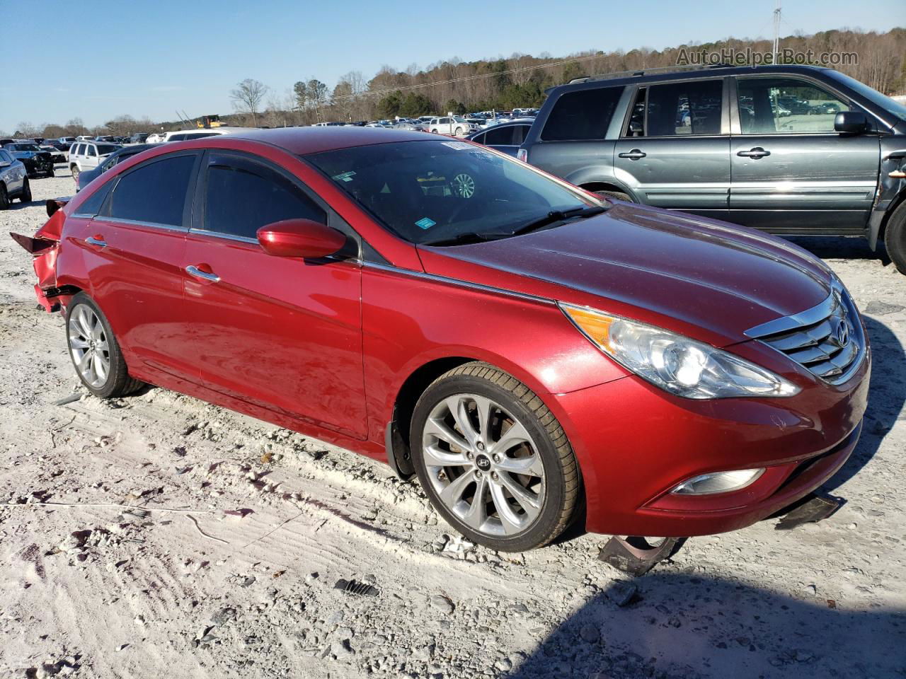 2013 Hyundai Sonata Se Red vin: 5NPEC4AC4DH548153