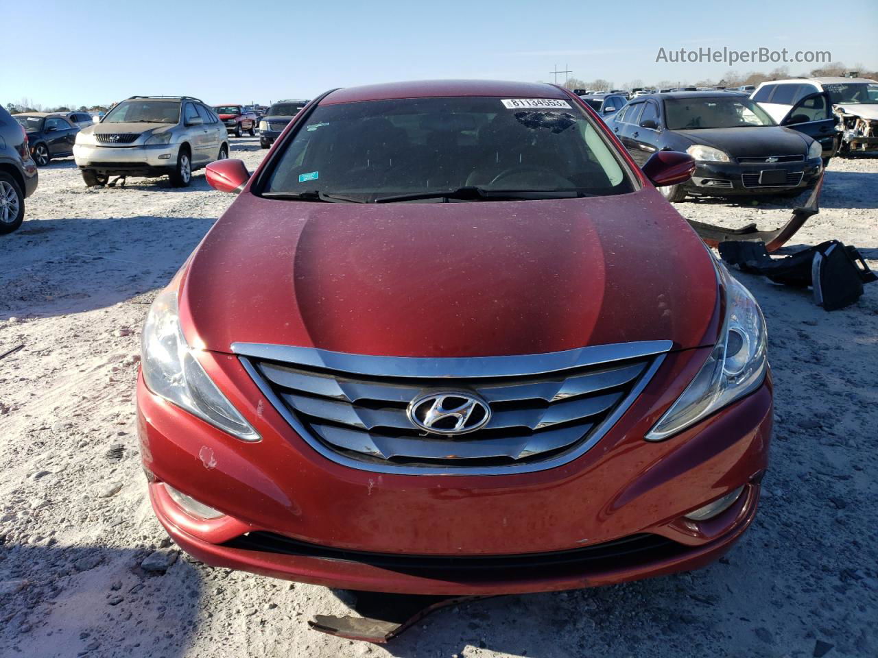 2013 Hyundai Sonata Se Red vin: 5NPEC4AC4DH548153