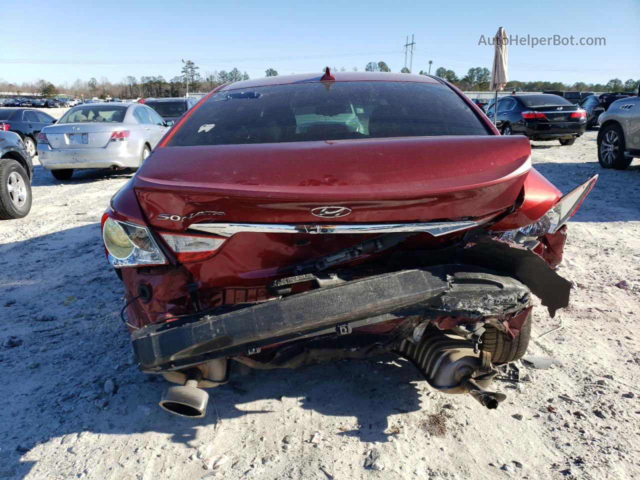 2013 Hyundai Sonata Se Red vin: 5NPEC4AC4DH548153