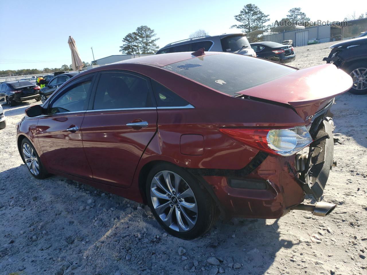 2013 Hyundai Sonata Se Red vin: 5NPEC4AC4DH548153