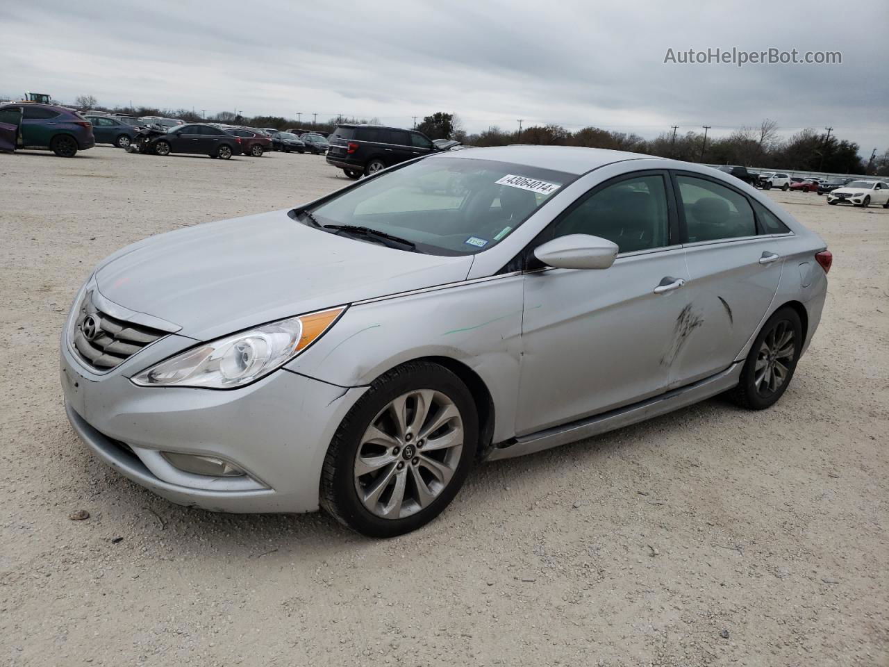 2013 Hyundai Sonata Se Silver vin: 5NPEC4AC4DH586319