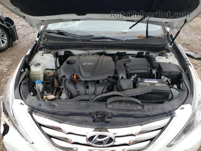 2012 Hyundai Sonata Se White vin: 5NPEC4AC5CH370347