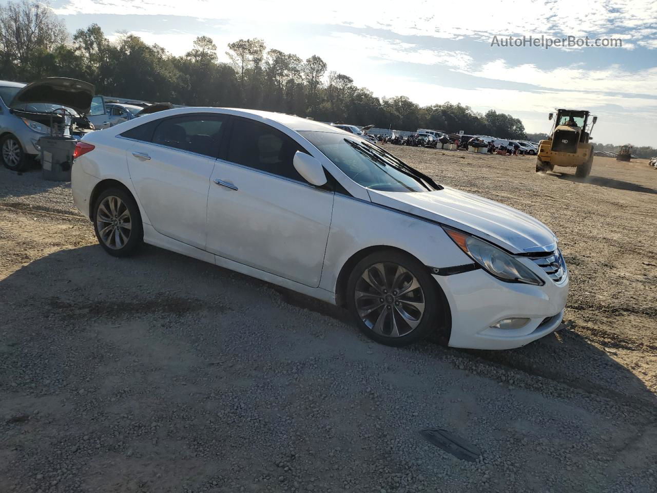 2012 Hyundai Sonata Se White vin: 5NPEC4AC5CH482288