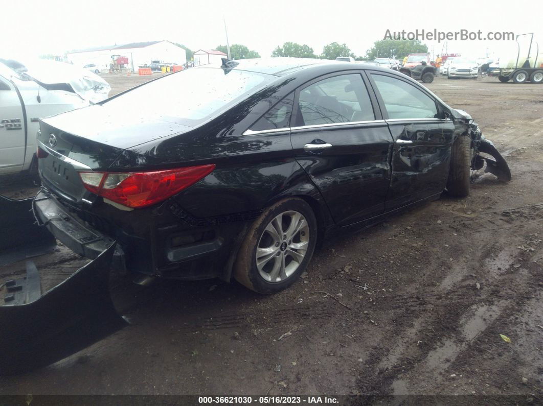 2012 Hyundai Sonata 2.4l Limited Pzev Black vin: 5NPEC4AC5CH483943