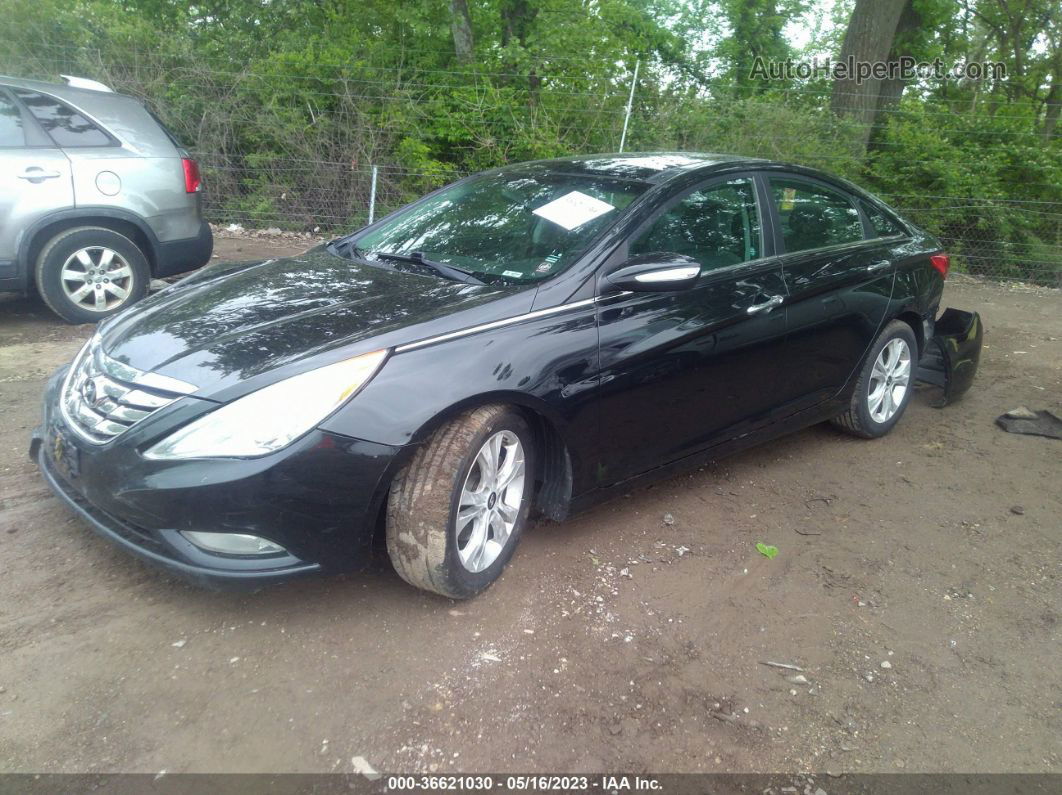 2012 Hyundai Sonata 2.4l Limited Pzev Black vin: 5NPEC4AC5CH483943