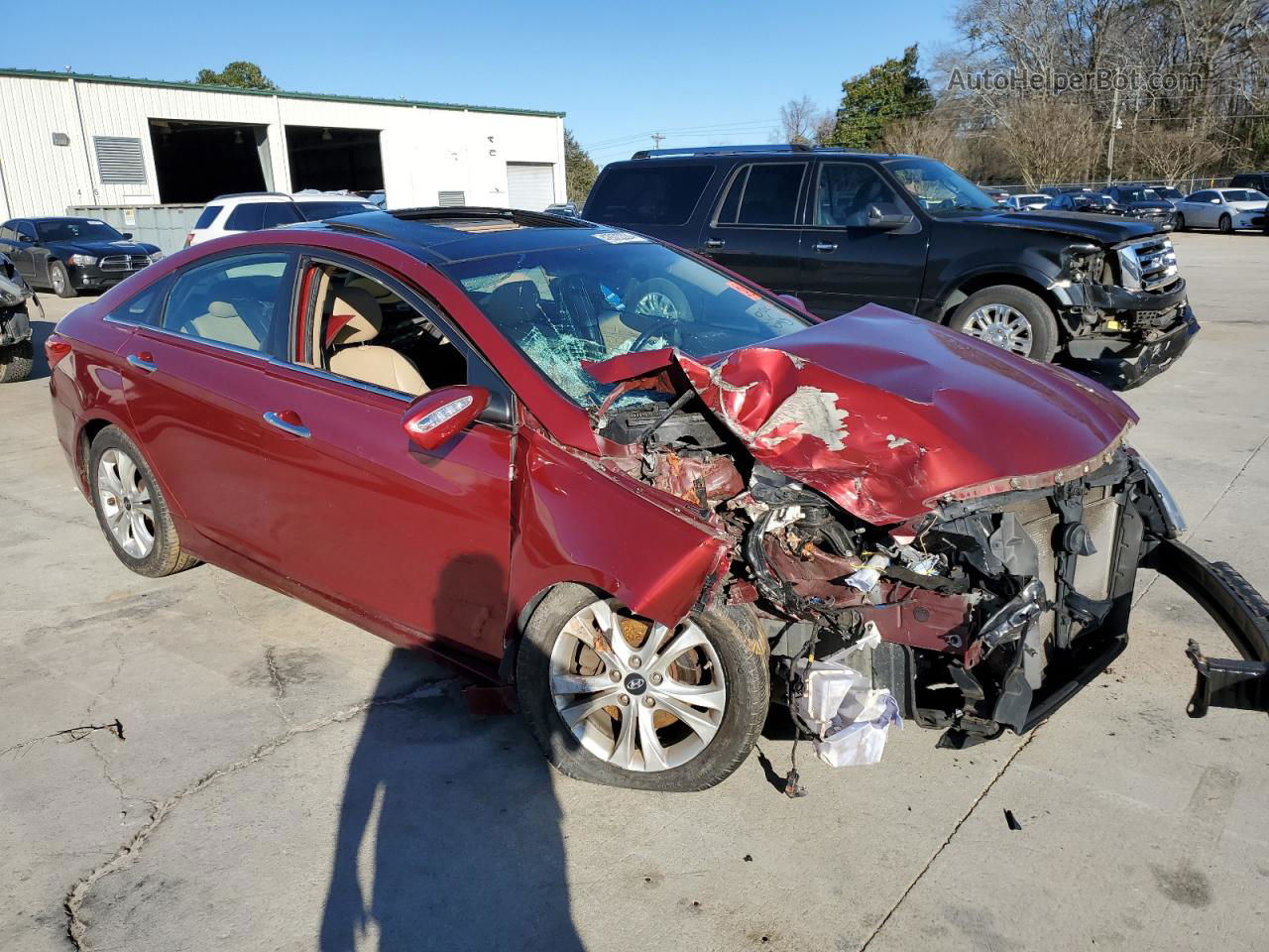 2013 Hyundai Sonata Se Maroon vin: 5NPEC4AC5DH593893