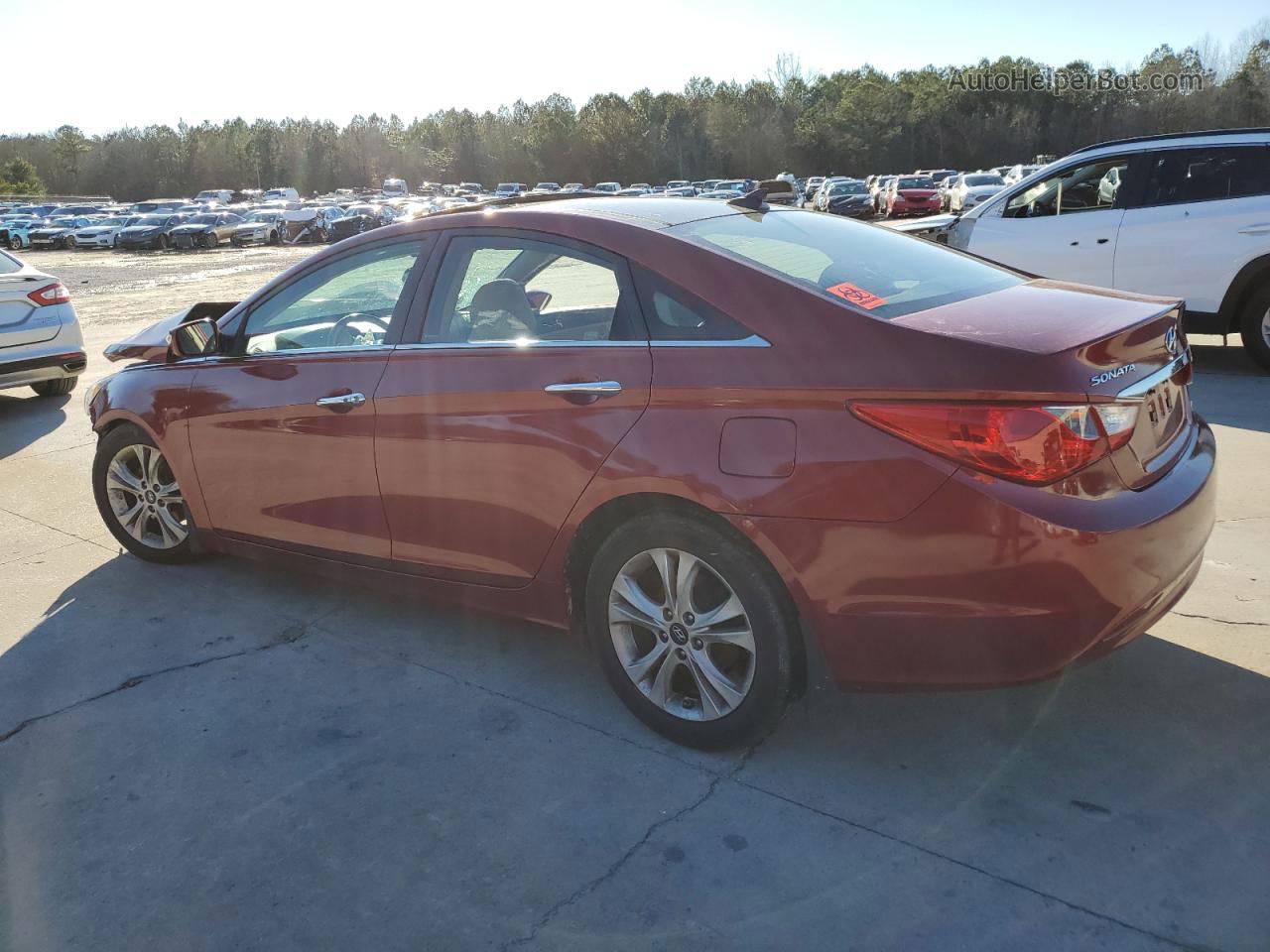 2013 Hyundai Sonata Se Maroon vin: 5NPEC4AC5DH593893