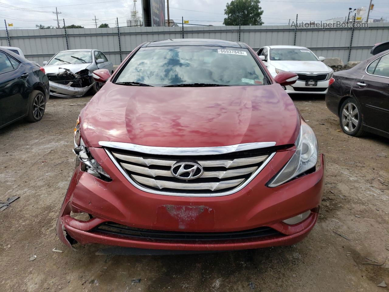 2013 Hyundai Sonata Se Red vin: 5NPEC4AC6DH581140