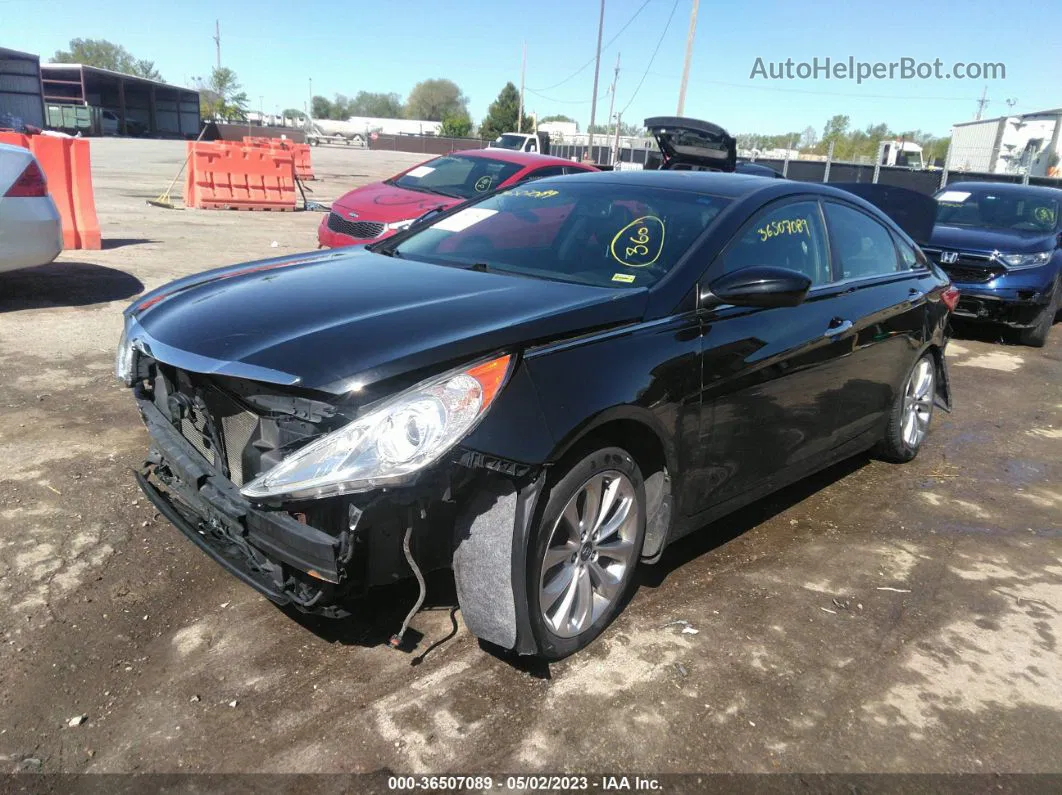 2013 Hyundai Sonata Se Black vin: 5NPEC4AC6DH584474