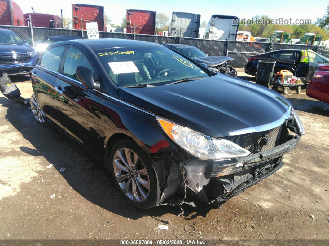 2013 Hyundai Sonata Se Black vin: 5NPEC4AC6DH584474