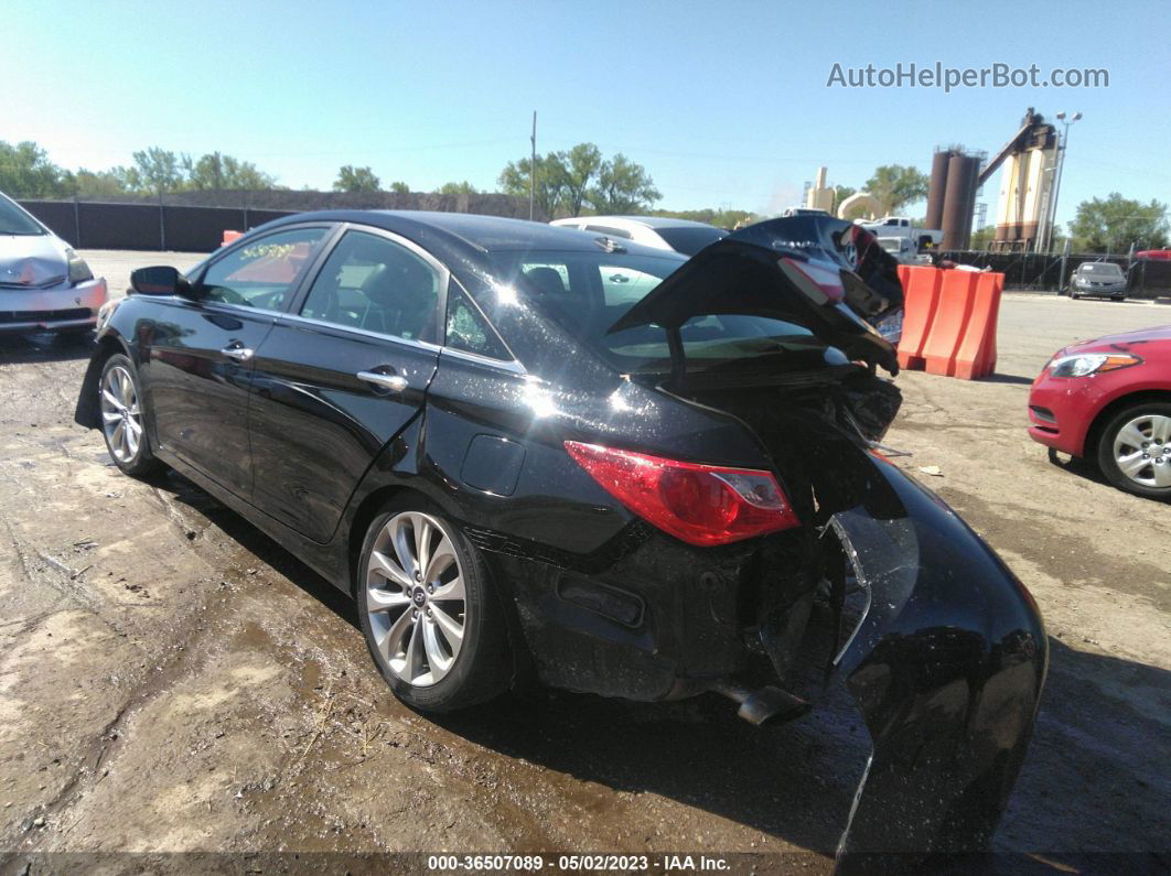 2013 Hyundai Sonata Se Black vin: 5NPEC4AC6DH584474