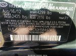 2013 Hyundai Sonata Se Black vin: 5NPEC4AC6DH584474