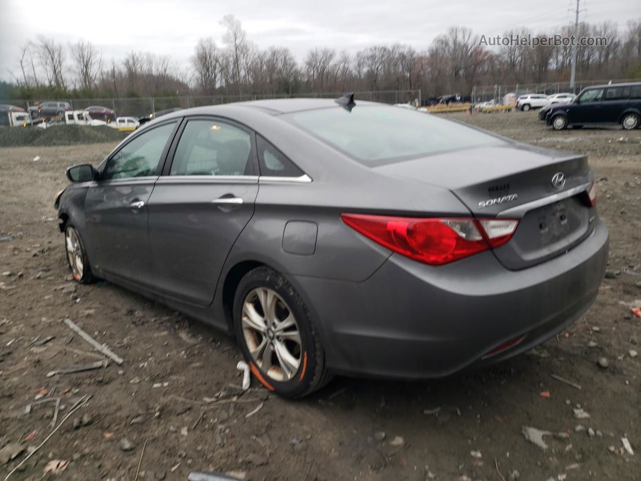 2013 Hyundai Sonata Se Gray vin: 5NPEC4AC6DH620860