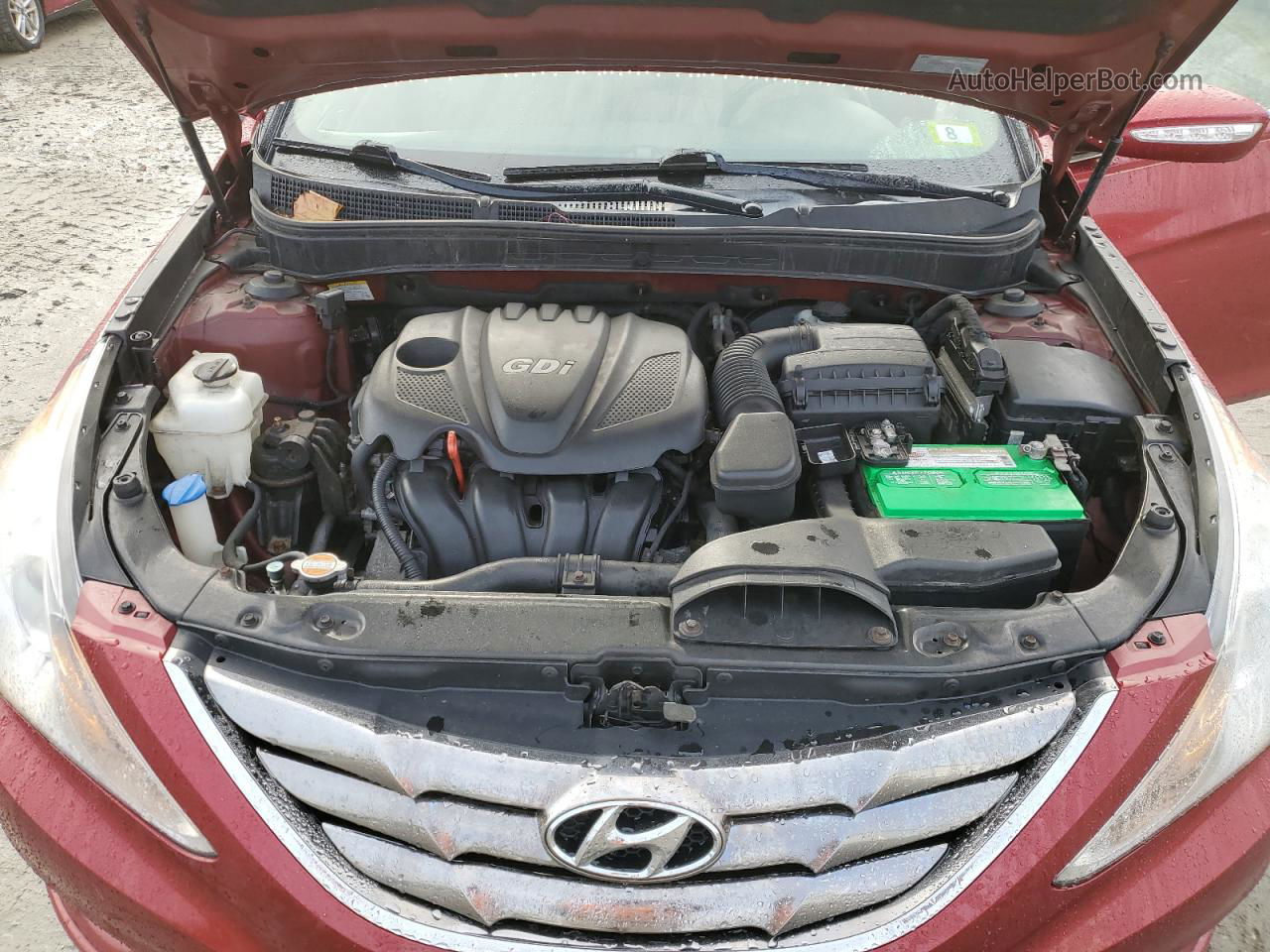 2012 Hyundai Sonata Se Red vin: 5NPEC4AC7CH384993