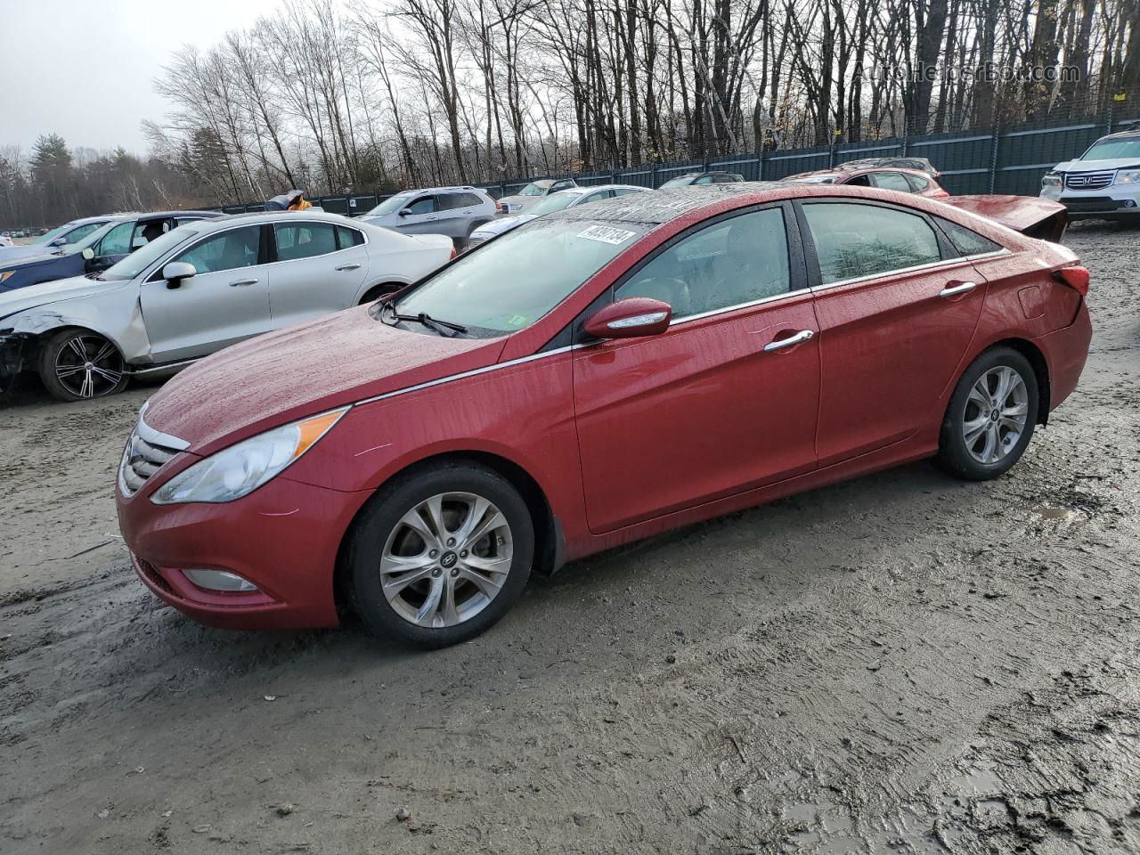 2012 Hyundai Sonata Se Red vin: 5NPEC4AC7CH384993