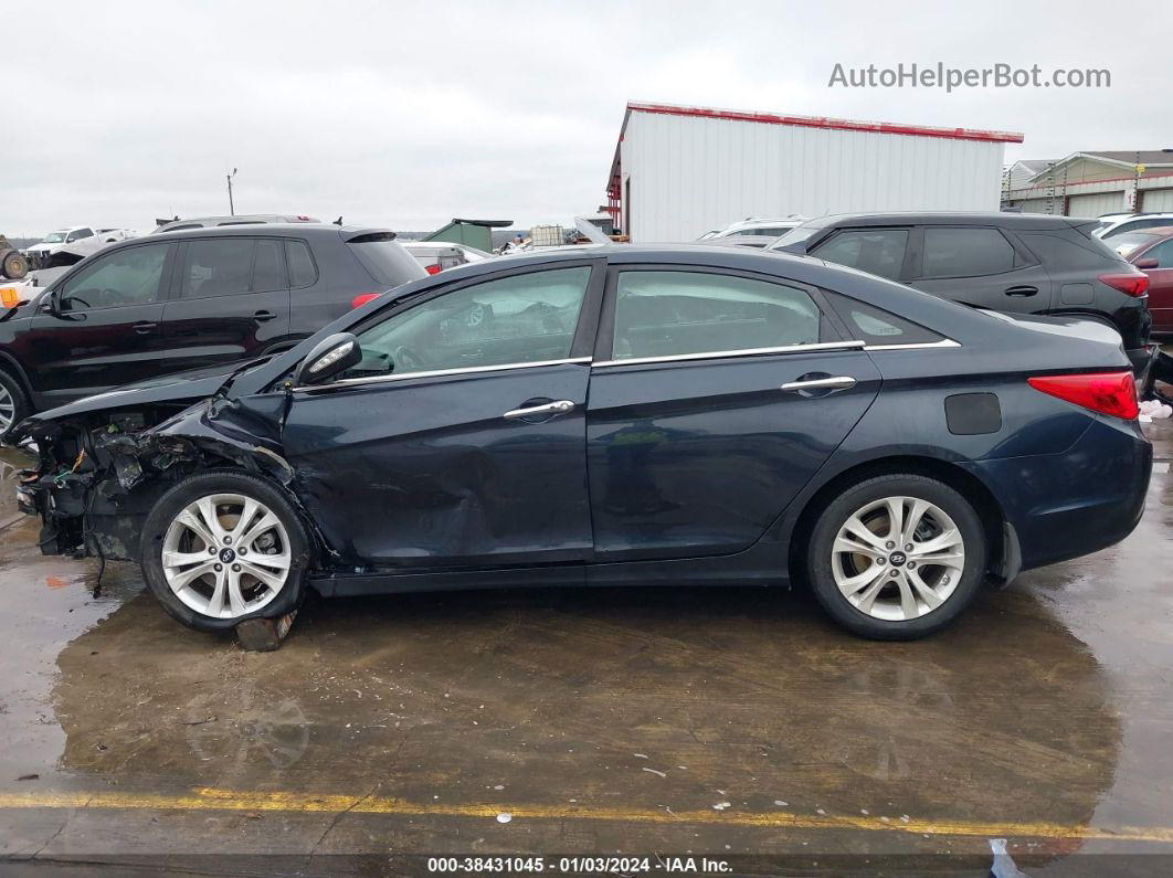 2013 Hyundai Sonata Limited Blue vin: 5NPEC4AC7DH624867