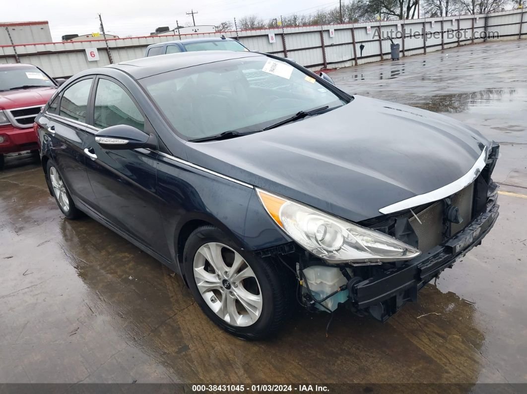 2013 Hyundai Sonata Limited Blue vin: 5NPEC4AC7DH624867