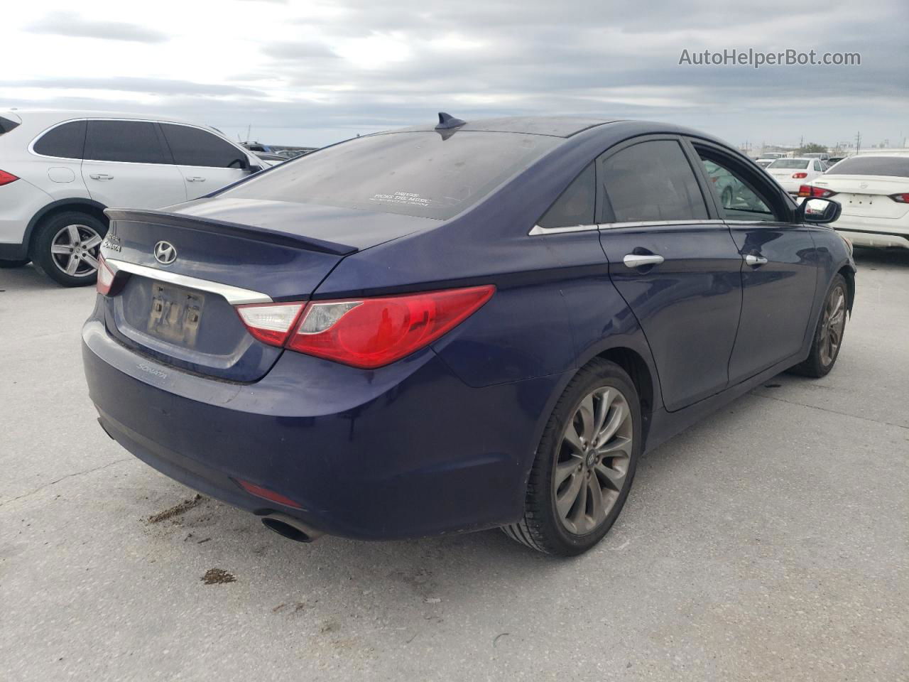 2013 Hyundai Sonata Se Blue vin: 5NPEC4AC7DH632449