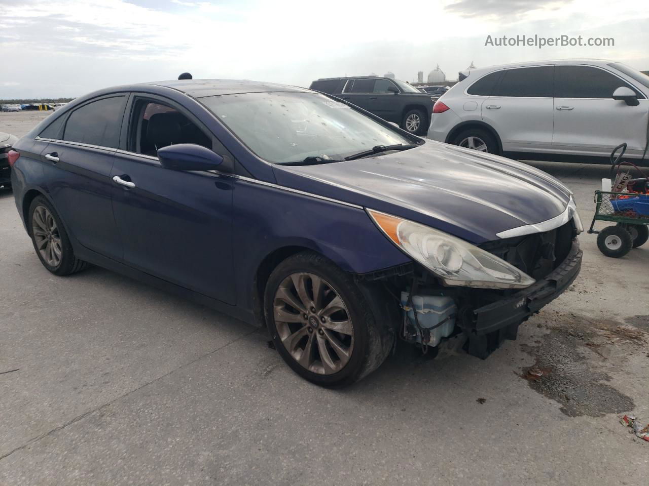 2013 Hyundai Sonata Se Blue vin: 5NPEC4AC7DH632449