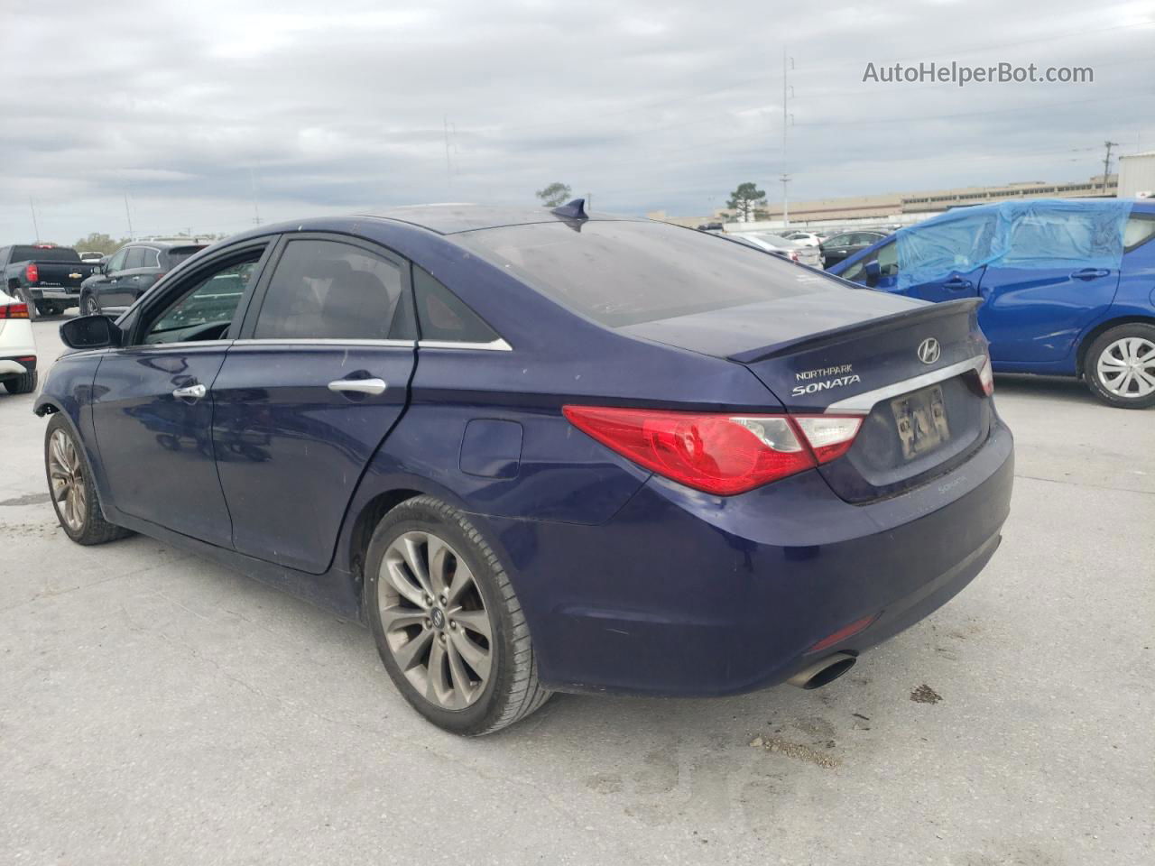 2013 Hyundai Sonata Se Blue vin: 5NPEC4AC7DH632449