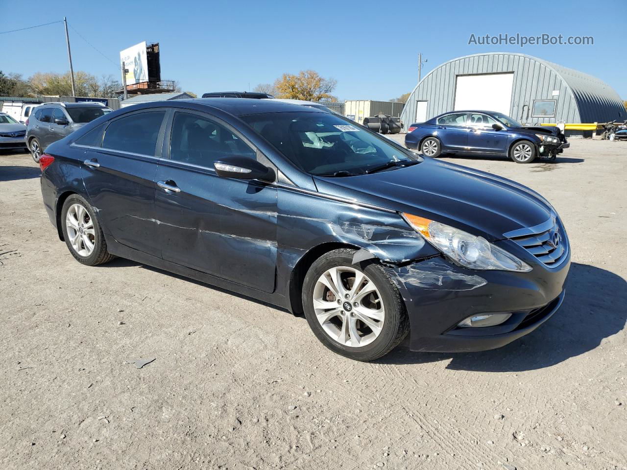 2013 Hyundai Sonata Se Blue vin: 5NPEC4AC7DH639904