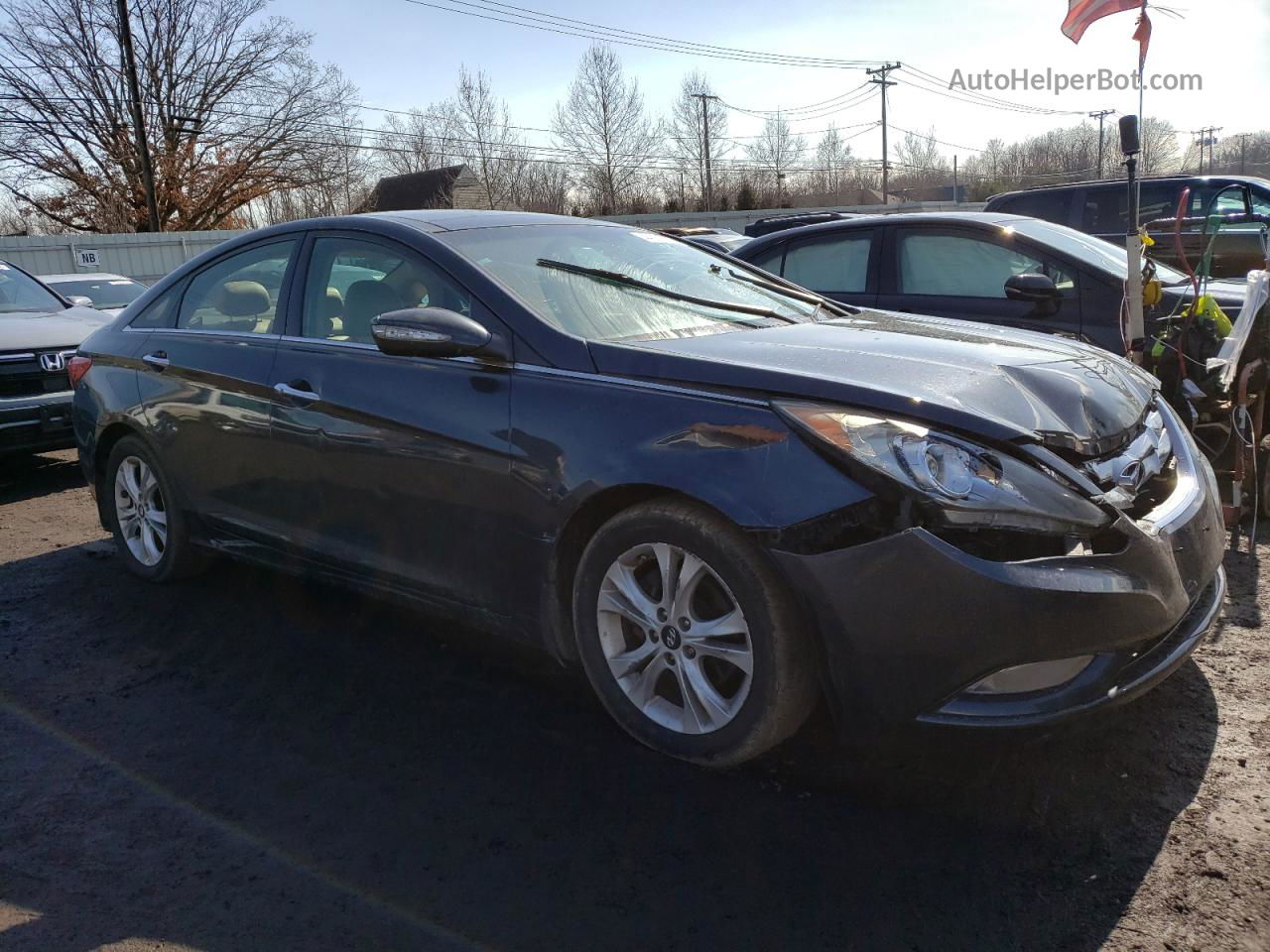 2012 Hyundai Sonata Se Blue vin: 5NPEC4AC8CH313611