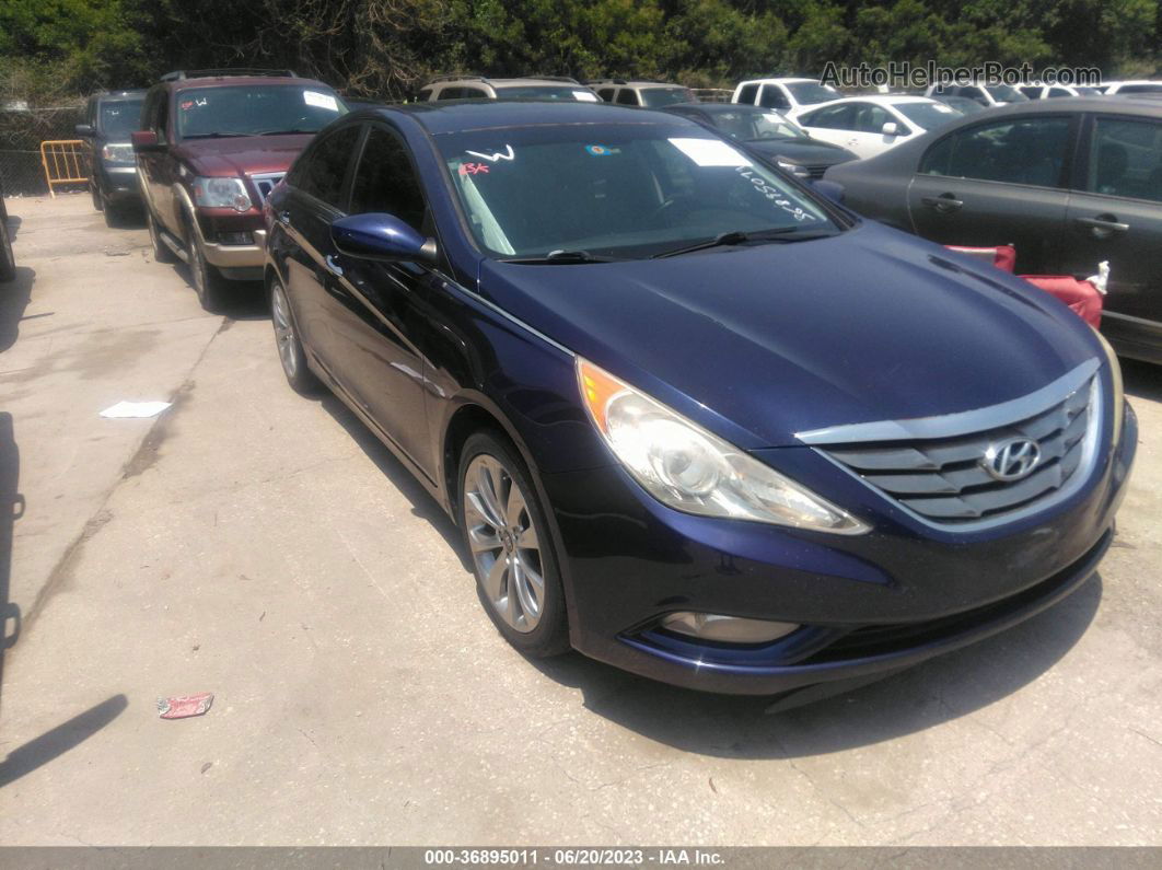 2012 Hyundai Sonata 2.4l Se Синий vin: 5NPEC4AC8CH343398