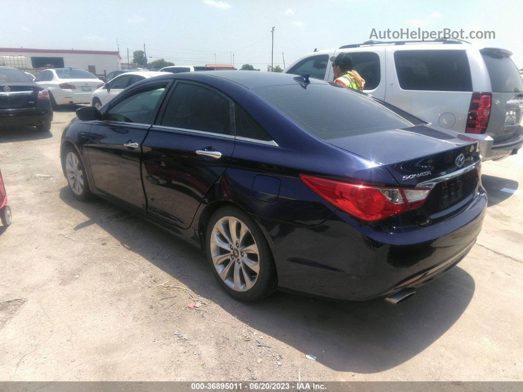 2012 Hyundai Sonata 2.4l Se Синий vin: 5NPEC4AC8CH343398