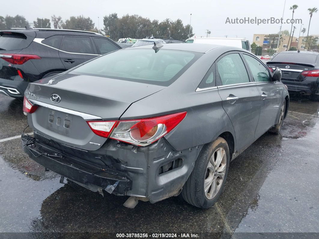 2013 Hyundai Sonata Limited Gray vin: 5NPEC4AC8DH521778