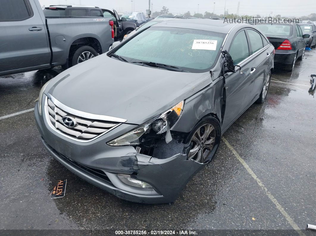 2013 Hyundai Sonata Limited Gray vin: 5NPEC4AC8DH521778