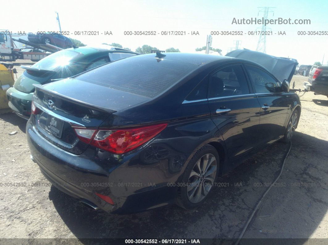 2014 Hyundai Sonata Se Black vin: 5NPEC4AC8EH916979