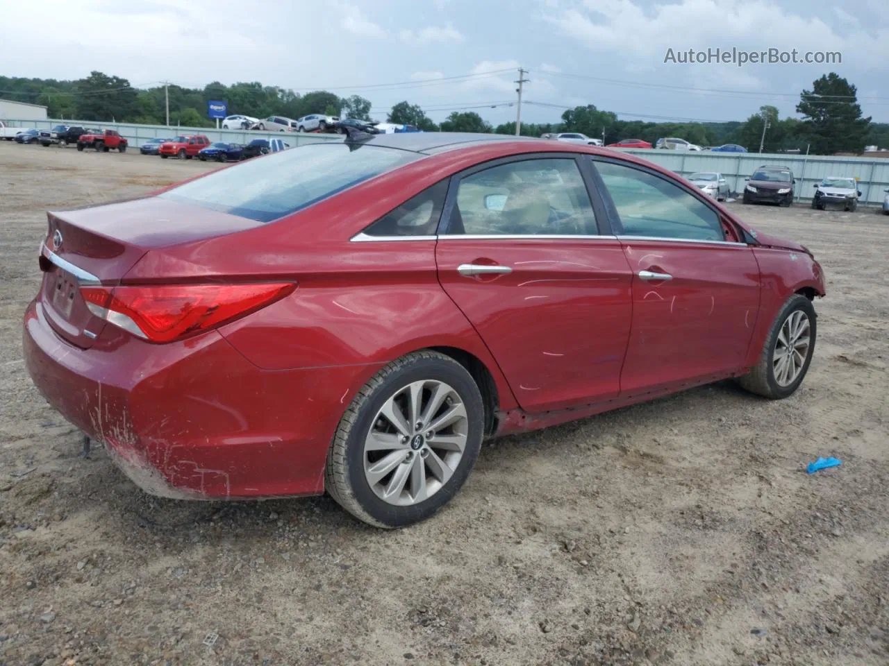 2014 Hyundai Sonata Se Red vin: 5NPEC4AC8EH942028