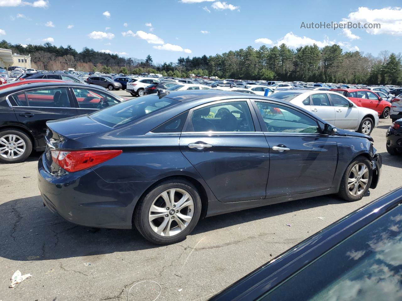 2012 Hyundai Sonata Se Blue vin: 5NPEC4AC9CH373154