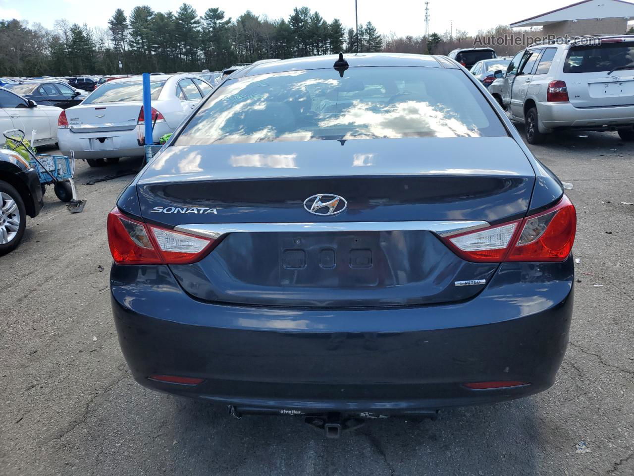 2012 Hyundai Sonata Se Blue vin: 5NPEC4AC9CH373154